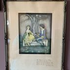 2 Litho'S Jennie Harbour Art Nouveau - La Voix Du Maitre (Hond) & My Peggy thumbnail 4