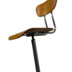 Vintage Industriële Bureaustoel / Atelierstoel / Desk Chair thumbnail 11