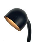 Eurolux - Snake / Serpent Lamp - 1970’S - Fully Flexible Goosneck Desk Lamp - Black thumbnail 7