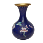 Vintage Blauwe Cloisonné Vaas thumbnail 4