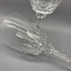 Set Vintage Geslepen Kristallen Wijnglazen 2 Stuks thumbnail 6