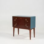 Mahogany-teak Chest Of Drawers From The 1950s thumbnail 2