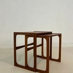 Set Of 2 Danish Teak Nesting Tables thumbnail 7