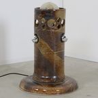 Keramieken Vintage Mid Century Brutalist Vloerlamp 'deuna' thumbnail 11