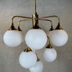 Vintage Boulanger Brass Chandelier thumbnail 2