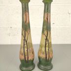Duo Art Nouveau Vazen François Th. Legras thumbnail 10