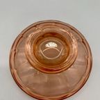 Art Deco Roze Persglas Schaaltje thumbnail 5