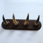 Vintage Horn Coat Rack, 1930S thumbnail 8