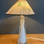 White Murano Glass Table Lamp, 1960S thumbnail 4