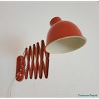 Vintage Scissor Lamp Red thumbnail 5