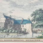 Jan De Beijer - Kopergravure Hendrik Spilman - De Ridder - Hofstad Reinauwen - Hand Ingekleurde G thumbnail 4