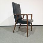 Mid-Century Fauteuil With High Backrest By German Designer Josef Hillerbrand thumbnail 4