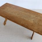 Vintage Eiken Salontafel | Tafel | Jaren 50 | Deens thumbnail 8