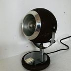 Space Age Spot Lamp Eye Ball Bedlampje / Tafellamp, Jaren 70 thumbnail 2