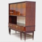 Vintage Art Deco Secretaire Barkast Dressoir In Palissander, 1920-30s thumbnail 8