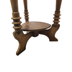 Art Deco Bijzettafel Met Glazen Blad thumbnail 2