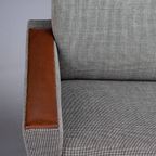 Grijze Geherstoffeerde Deense Design Vintage 3zits Sofa Gemaakt Door Cfc Silkeborg 1960s thumbnail 13