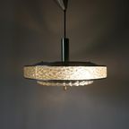 Vintage Zware Hanglamp Kristal Aluminium thumbnail 3