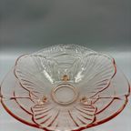 Fruitschaal Rosaline Persglas 50's thumbnail 5
