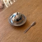 Vintage Butter Dish With A Knife thumbnail 7
