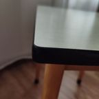 Vintage Houten Formica Tafel Bureau Tafeltje Kind Tiener Tv thumbnail 6