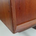 Vintage Deens Teak Houten Wandkast | Dressoir | Highboard thumbnail 15