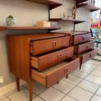 Vintage Deense Ladekast, 3 Lades, 1960's, 2 Stuks Op Voorraad thumbnail 7