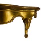 Vintage Florentijnse Stijl Wandconsole Goud Hout thumbnail 3