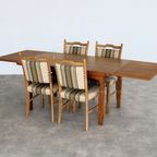Brutalist Eettafel | Vintage Tafel | Eiken | Kjaernulf thumbnail 5