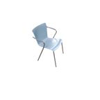 Fritz Hansen Stapelbare Stoelen - Lichtblauw thumbnail 5
