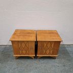 2 Vintage Nachtkastjes Nightstands Jaren 50 Nachtkastje thumbnail 5