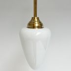 Opaline Plafondlamp In De Vorm Van Een Druppel, 1970’s thumbnail 3