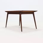 Extendable Teak Dining Table By Louis Van Teeffelen For Webe 1950'S thumbnail 5