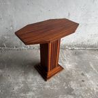 Interbellum Bijzet Tafel Met Prominente Houtnerf thumbnail 5