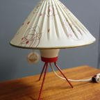 Rare Small Table Lamp Czech Design 1950S thumbnail 2