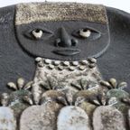 Dour Ceramic Wall Art By Marie Henriette Bataille, Belgium 1970S. thumbnail 12