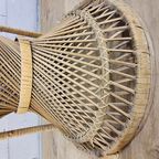Vintage Rotan Peacock Chair Emmanuelle / Pauwen Stoel (h150cm) thumbnail 13