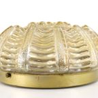 Amberkleurige Plafondlamp Plafonnière Vintage Lamp thumbnail 11