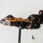 Vintage Franse Bernard Siret Kurkentrekker 6 Wortelhout Wijnstok 1930’s thumbnail 6