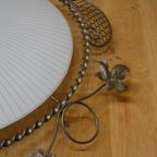 Grote Plafondlamp Metaal Met Glas thumbnail 9