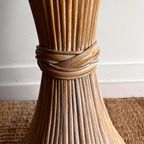 Rotan Bamboe Diabolo Zuil Mcguire Mid Century Vintage thumbnail 2