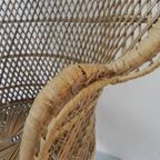 Vintage Rotan En Bamboe 'Emmanuelle' Stoel, Klein Model thumbnail 14