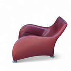 Montis / Gerard Van Den Berg / 1990s / Bordeaux Red Leather thumbnail 6