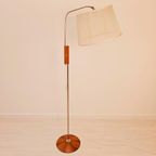 Vintage Deens Design Vloerlamp, Retro Jaren 60, Teak Hout thumbnail 6