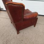 Vintage Schaapsleren Fauteuil Met Karakter thumbnail 2