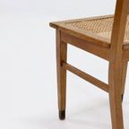 Amsterdam School Oak And Cane Chair 1920S thumbnail 6