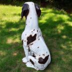 Handmade Midcentury Porseleinen Beeld, Italy Pointer Hond😍 thumbnail 9