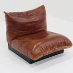 Vintage Italiaanse Leren Fauteuil 1970S thumbnail 8
