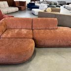 4x6 sofa X5 – Ronde Modulaire Designbank Met Hocker | Roest thumbnail 2
