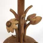 Vintage Houten Lamp Lotus Bloem thumbnail 9